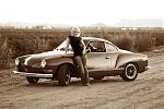 Me and the 73 karmann Ghia. This thing is about as complicated as a lawn mower compared to the volvo...actually quite refreshing. I even keep it...